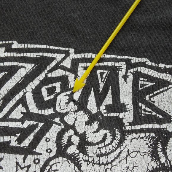 True Vintage 1993 White Zombie Die F*cker T-Shirt SEE MEAS. Destroyed Rock Tee - Picture 4 of 16